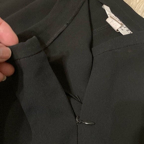 Long black beaded elegant skirt size 8 - Picture 7 of 10